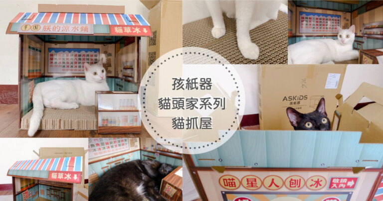 【貓窩推薦】一起來當貓頭家吧！結合貓抓板與貓窩｜ASKiDS孩紙器貓屋貓頭家系列